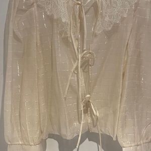 ARITZIA - Le Fou Cream Blouse